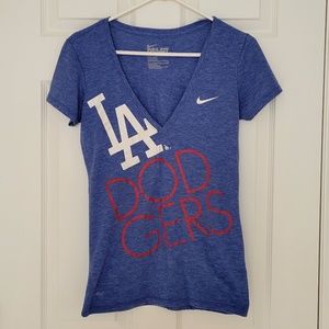 Nike Los Angeles Dodgers V-Neck T-shirt